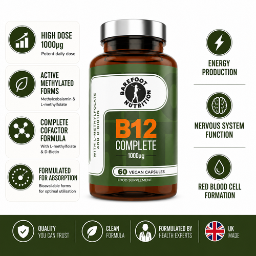 B12 Complete: Bioactive B12, Folate and D-Biotin