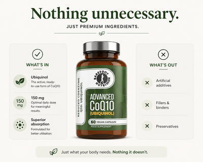 Advanced C0 Q10 - Kaneka Ubiquinol 150mg (60 Vegan Capsules)
